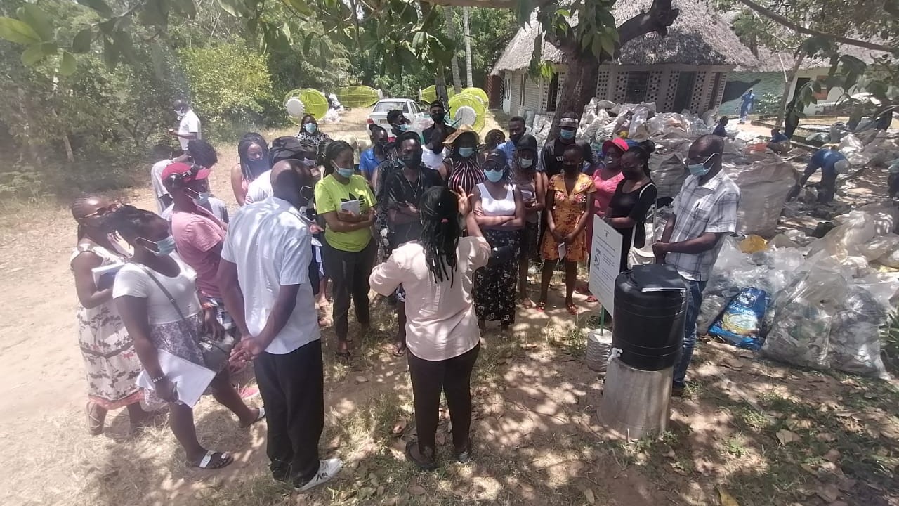 Management of solid waste particularly marine litter at Ecoworld Kilifi County 